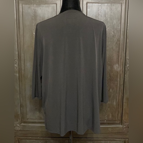 Chico’s Black tunic blouse. Petite size 1 - Picture 2 of 10